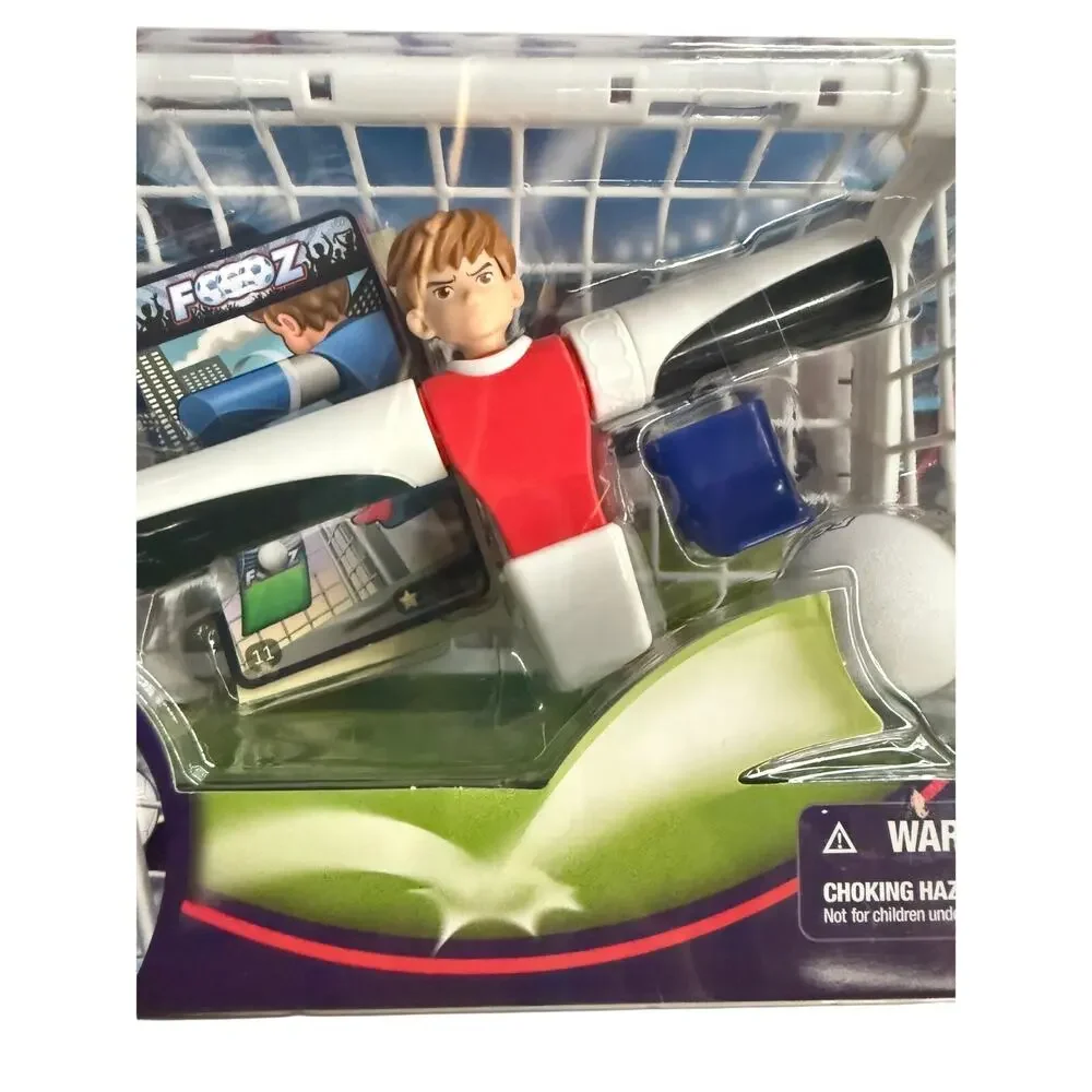 Goliath FOOOZ Challenge Red Figure Foosball Trick Desk Toy - NOS Soccer Fun